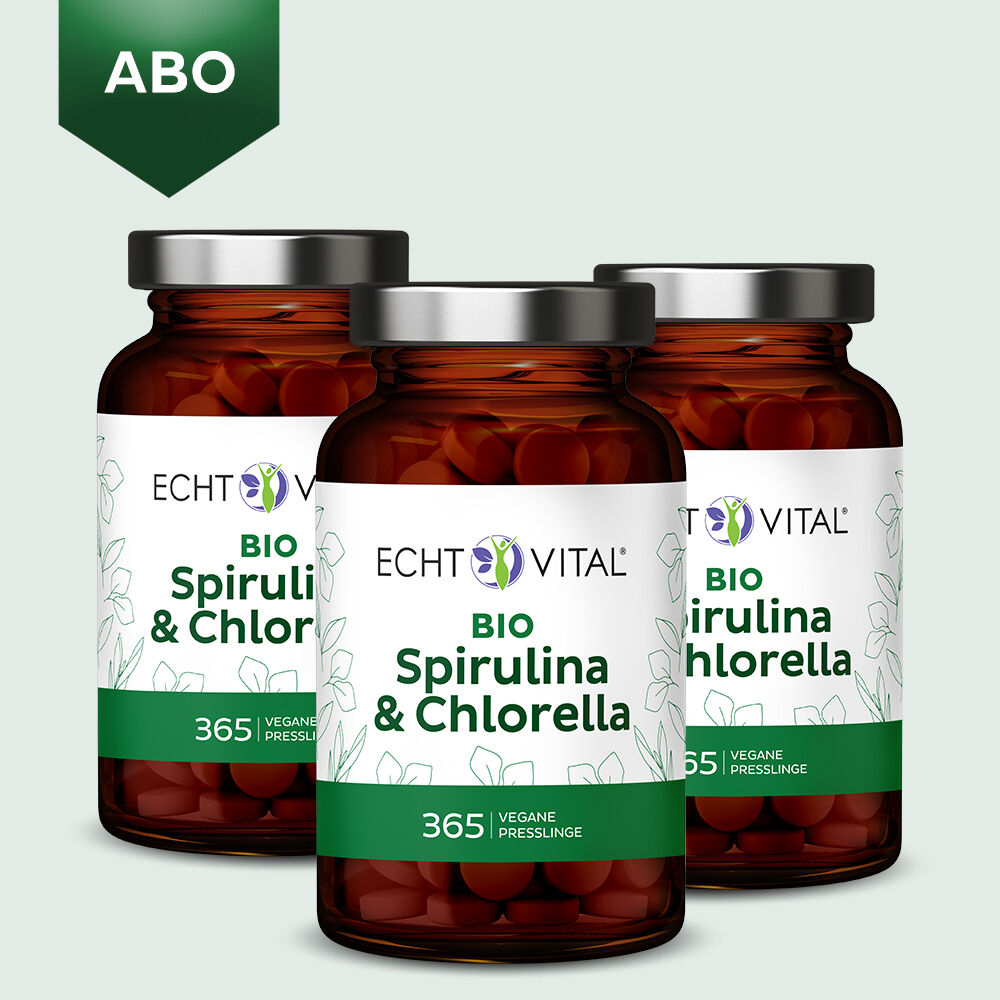 Bio Spirulina und Chlorella - Abo