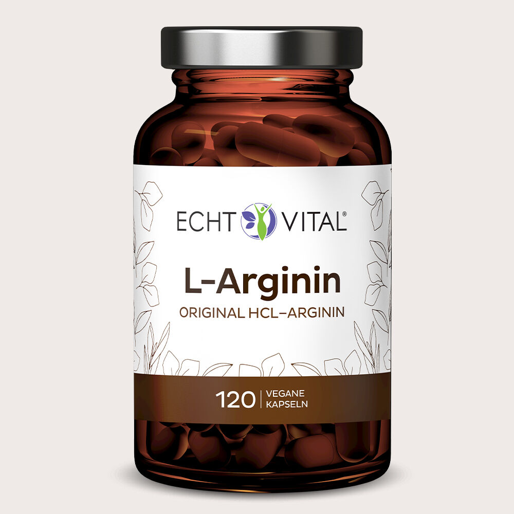 L-Arginin - 1 Glas mit 120 Kapseln