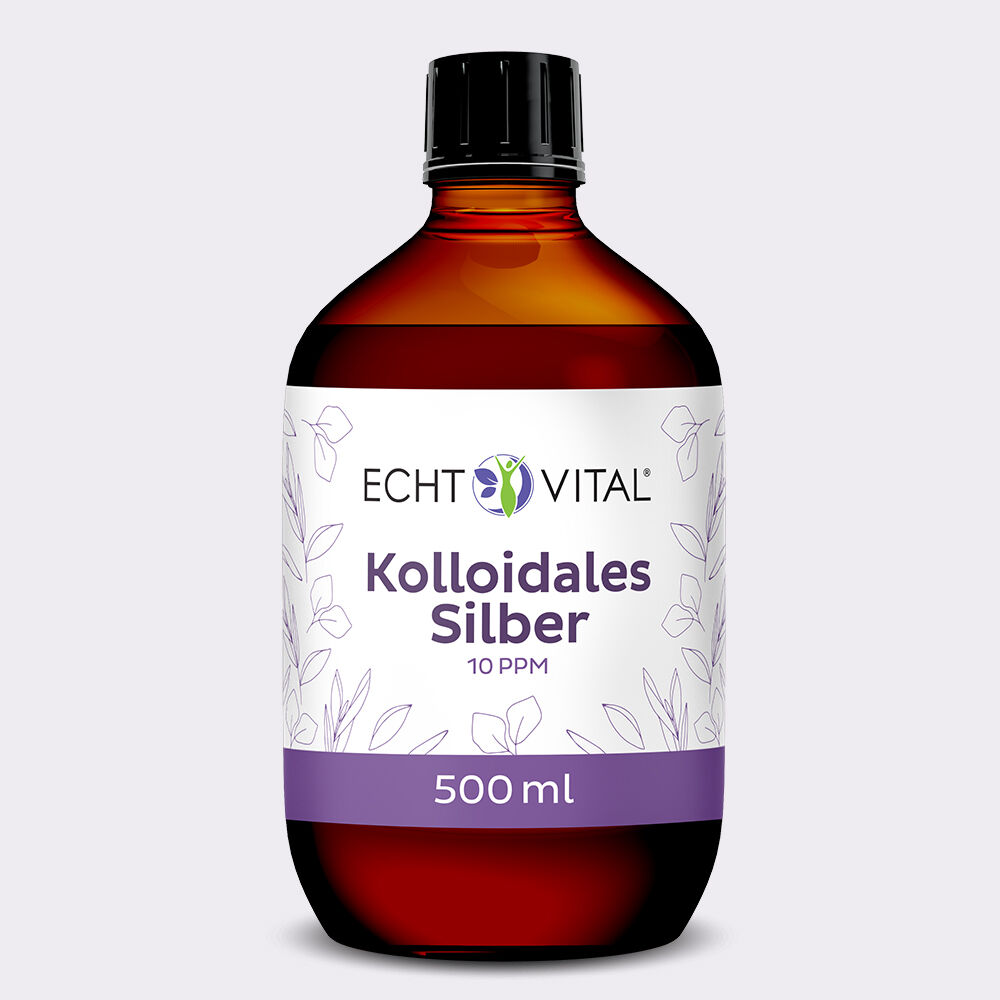 Kolloidales Silber 10 ppm - 1 Flasche mit 500 ml