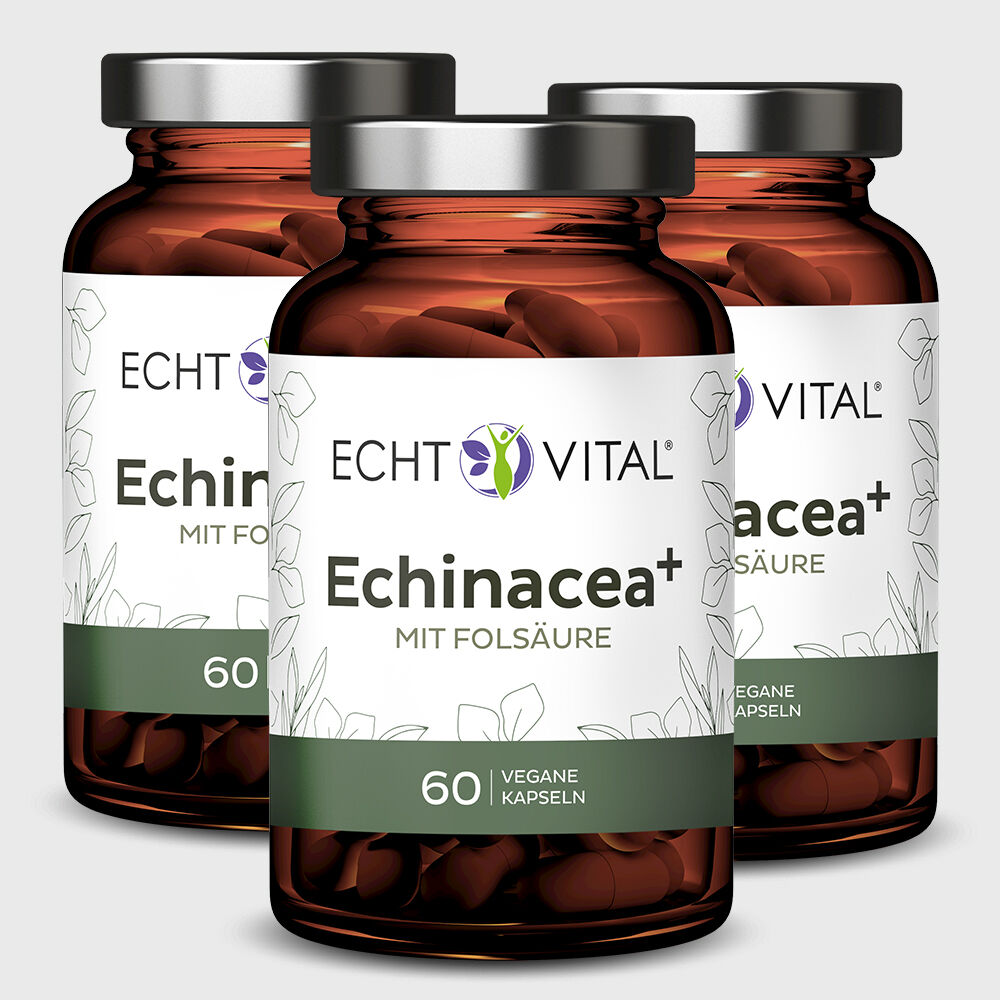 Echinacea+ - 3 Gläser mit je 60 Kapseln