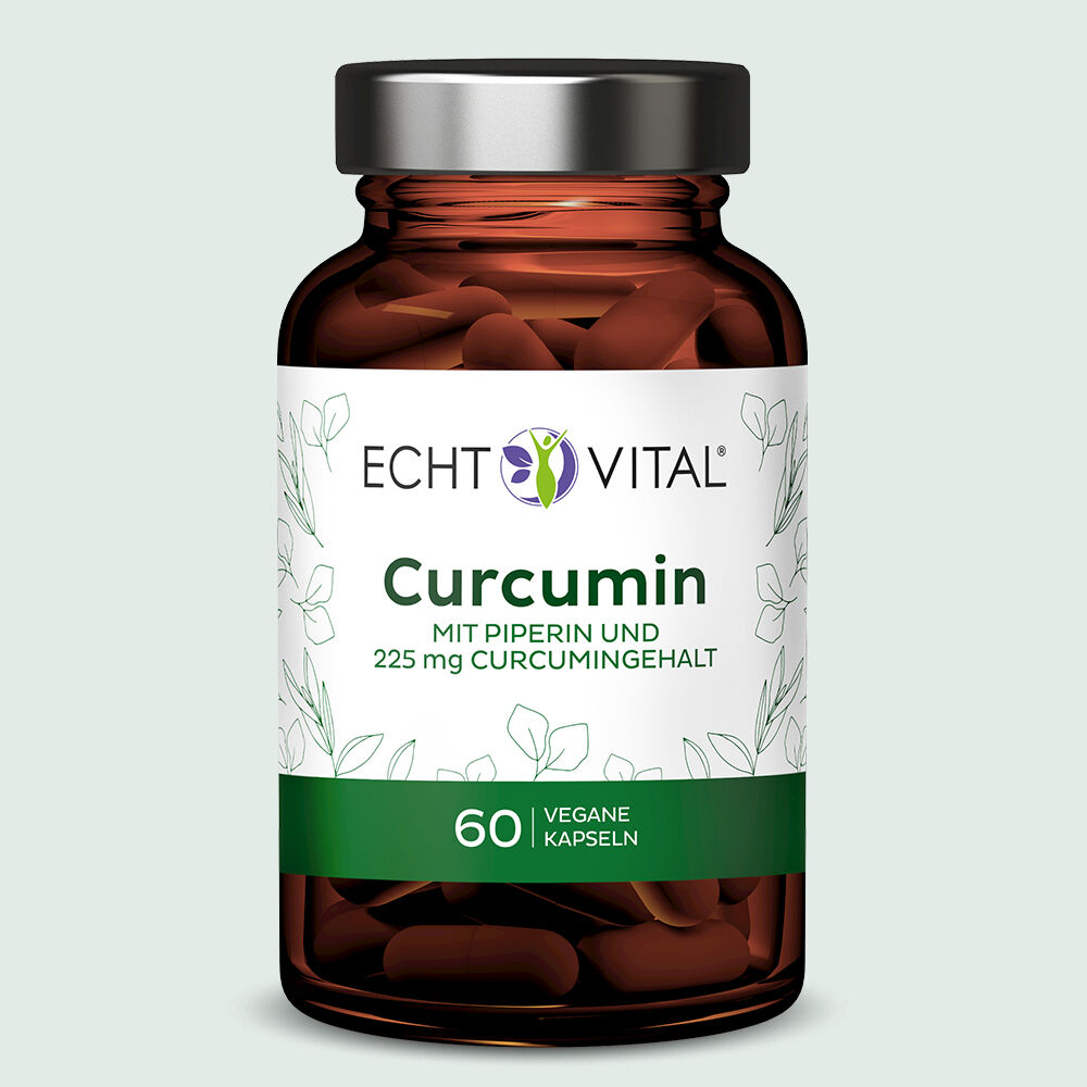 Curcumin - 1 Glas mit 60 Kapseln