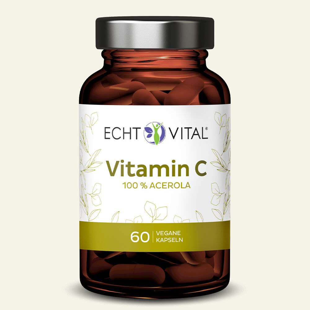 Vitamin C - 1 Glas mit 60 Kapseln
