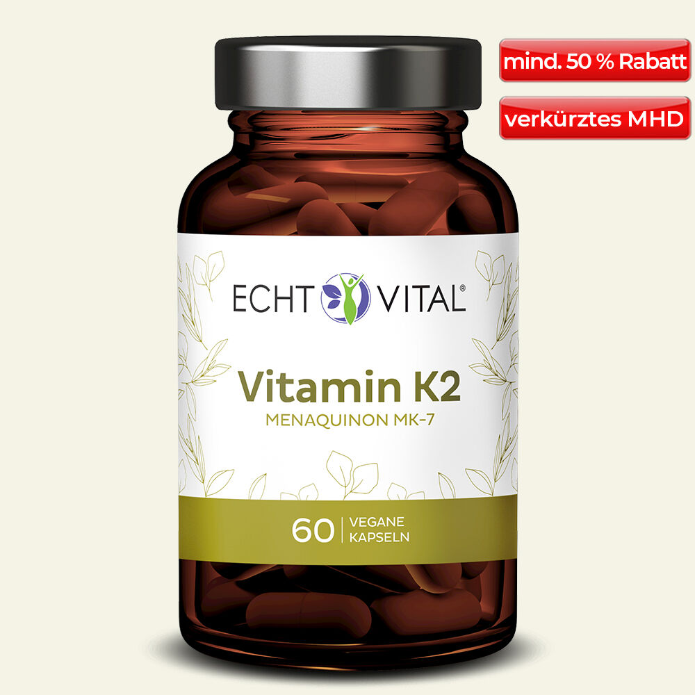 Vitamin K2 - 1 Glas mit 60 Kapseln