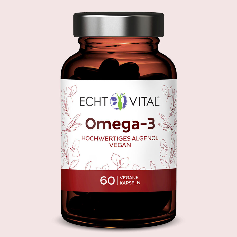 Omega-3 vegan - 1 Glas mit 60 Kapseln