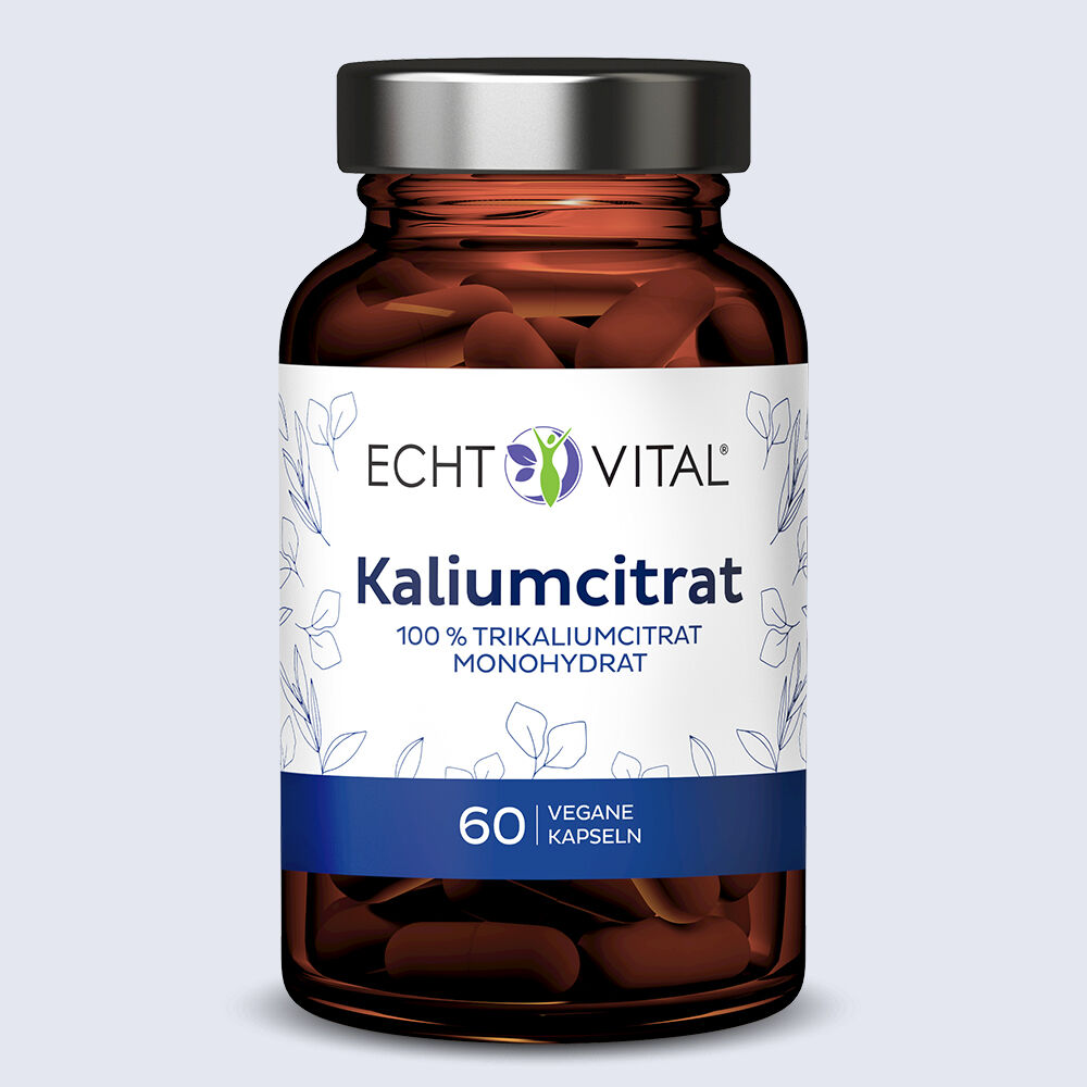 Kaliumcitrat - 1 Glas mit 60 Kapseln
