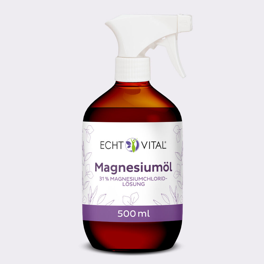 Magnesiumöl - 1 Flasche mit 500 ml inklusive Sprühaufsatz
