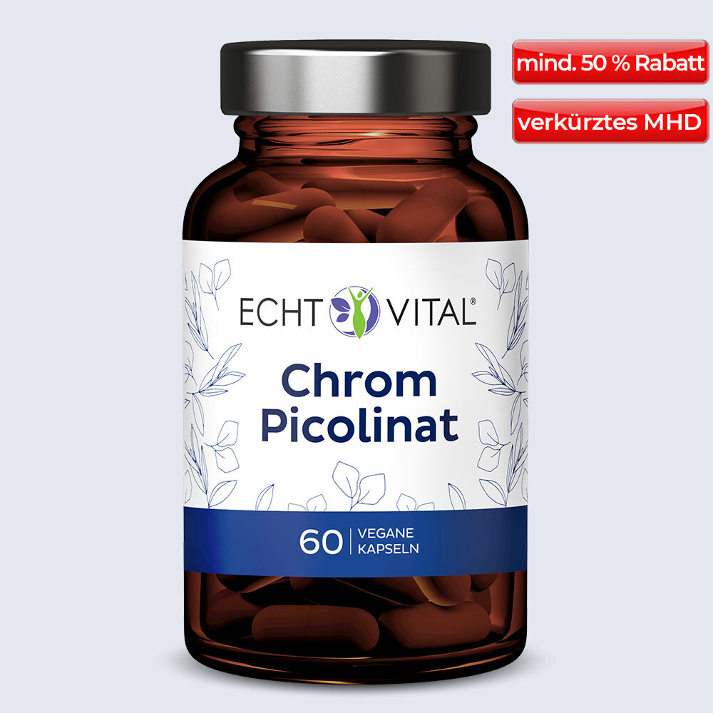 Chrom Picolinat -  1 Glas mit 60 Kapseln