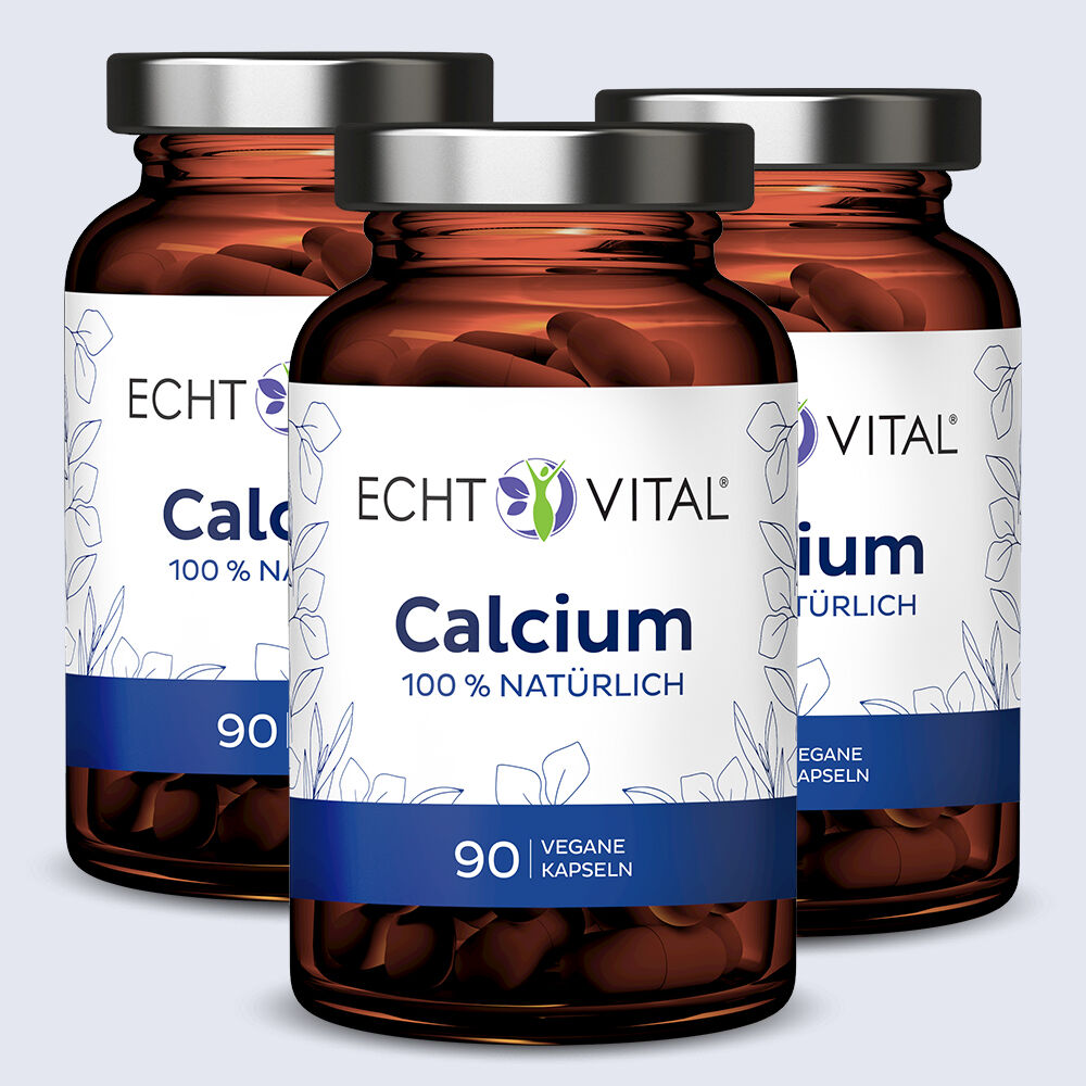 Calcium - 3 Gläser mit je 90 Kapseln